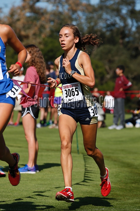 2014StanfordCollWomen-234.JPG - College race at the 2014 Stanford Cross Country Invitational, September 27, Stanford Golf Course, Stanford, California.
